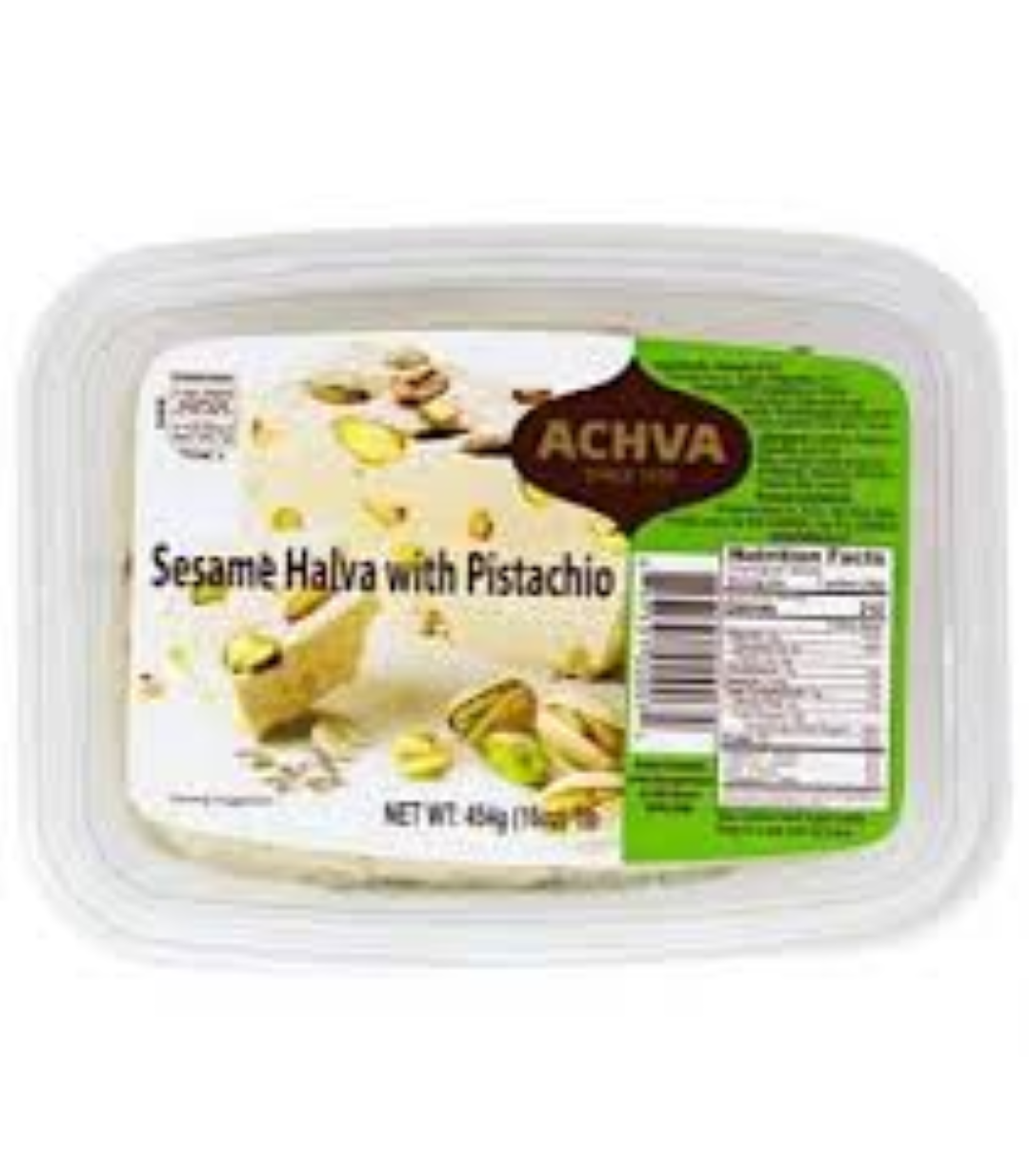 ACHVA SESAME HALVA PISTACHIO 454G